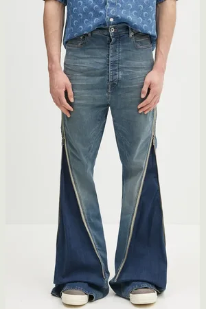 Rick Owens Jeansy Bolan Banana męskie DU01E3363.SDWB