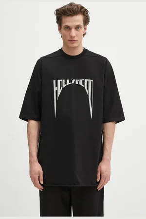 Rick Owens T-shirt bawełniany Jumbo Ss T męski kolor z nadrukiem DU01E3274.RIGEP2