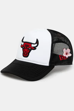 New Era Czapka z daszkiem NBA Flower Trucker Bulls kolor wzorzysta 60595281