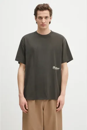 Barbour T-shirt bawełniany Newclyde OS Fit Graphic T-Shirt męski kolor z nadrukiem MTS1403