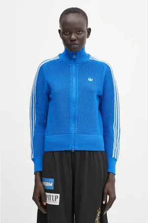 adidas Bluza Crochet Tracktop damska kolor wzorzysta JN3619