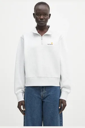 Carhartt Bluza American Scr. High Neck Swt damska kolor melanżowa I033827
