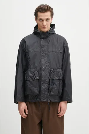 Barbour Kurtka Modified Durham Wax Jacket kolor przejściowa oversize MWX2448