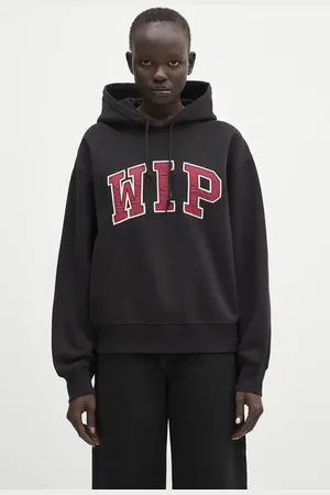Carhartt Bluza Hooded WIP Sweat damska kolor z kapturem z aplikacją I034719