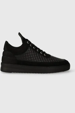 Filling pieces Sneakersy skórzane Low Top Quilted kolor 10100151861