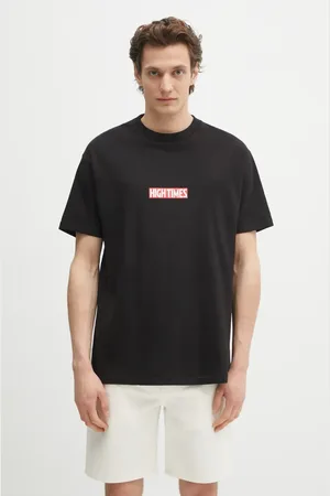 Wacko Maria T-shirt bawełniany Hightimes męski kolor z nadrukiem HIGHTIMES-WM-TEE05
