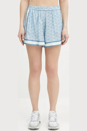 Lacoste Szorty damskie kolor wzorzyste high waist FF0464