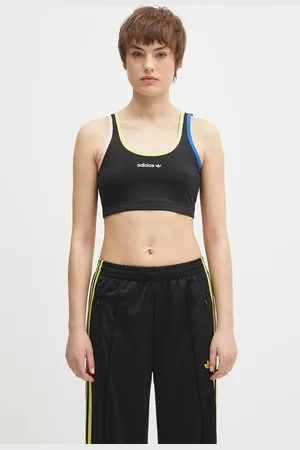 adidas Biustonosz sportowy Linear kolor gładki JD2735
