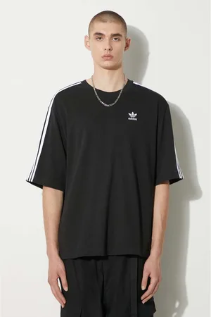 adidas T-shirt bawełniany Adicolor Oversize męski kolor z aplikacją IZ1832