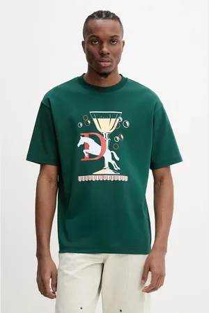 Drôle de Monsieur T-shirt bawełniany Le T-Shirt Polo męski kolor z nadrukiem G-TS241-CO199-DGN