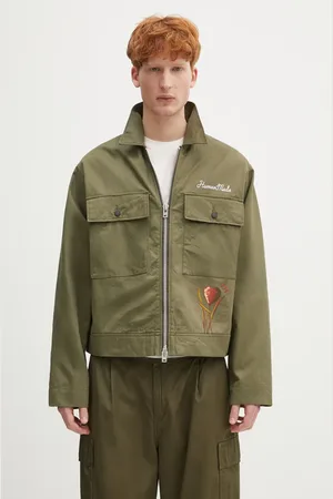 HUMAN MADE Kurtka bawełniana Military Jacket kolor przejściowa HM29JK016