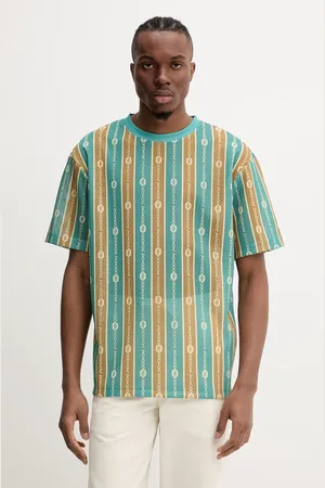 Drôle de Monsieur T-shirt Le T-Shirt Mesh męski kolor wzorzysty G-TS252-PL162-EM