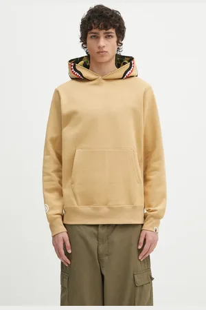 A Bathing Ape Bluza bawełniana Abc Camo Shark Pullover męska kolor z kapturem wzorzysta 1L30114009