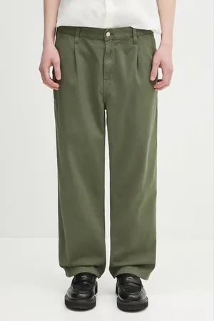 Carhartt Spodnie bawełniane Albert Pant męskie kolor w fasonie chinos I034804.66702