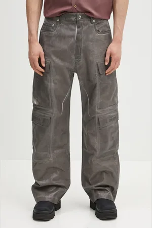 Rick Owens Jeansy Double Cargo męskie DU01E3361.DCF