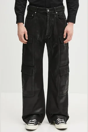 Rick Owens Jeansy Double Cargo męskie DU01E3361.DCF