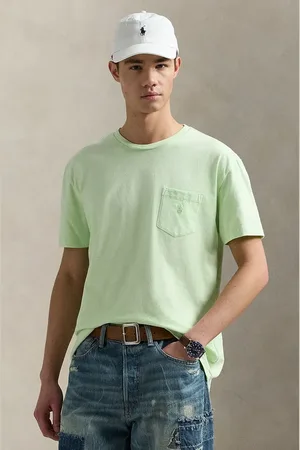 Ralph Lauren T-shirt bawełniany Tee męski kolor gładki 710969628