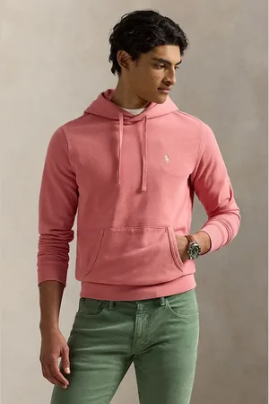 Ralph Lauren Bluza bawełniana męska kolor z kapturem gładka 710916690