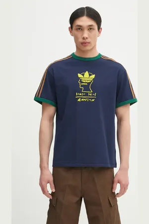 adidas T-shirt bawełniany x Brain Dead Dead męski kolor z nadrukiem JN2412