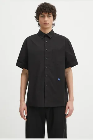 Ader Error Koszula bawełniana Apparel-Top męska kolor relaxed z kołnierzykiem klasycznym BN42FYSH0202BK
