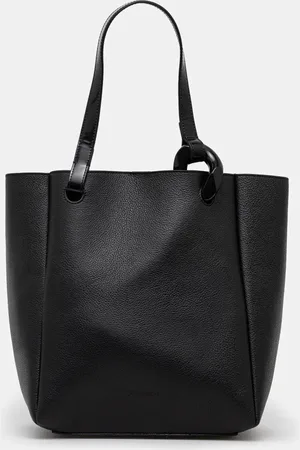 J.W.Anderson Torebka skórzana The Jwa Corner Tote kolor HB0648.LA0349.999