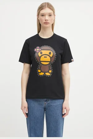 A Bathing Ape T-shirt bawełniany Crystal Stone Big Baby Lisa damski kolor 2L30210025
