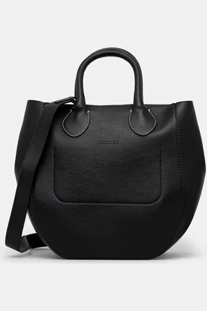 J.W.Anderson Torebka skórzana Small Punch Tote kolor HB0680.LA0250.999