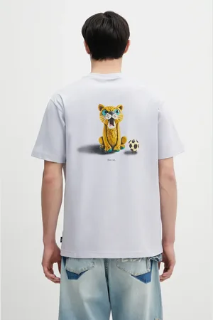 PUMA T-shirt bawełniany GRAPHICS The Cat Tee męski kolor z nadrukiem 629411