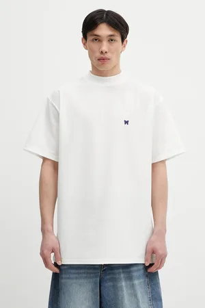 Pins & Needles T-shirt S/S Mock Neck męski kolor gładki QV353