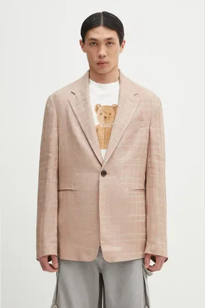 OUR LEGACY Marynarka lniana Unconstructed Shinjuku Blazer męska kolor M2250UH