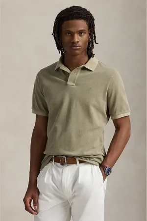 Ralph Lauren Polo bawełniane męski kolor gładki 710969626