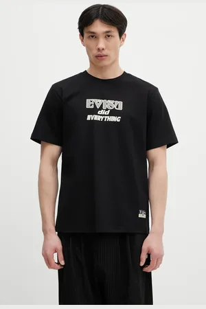 Evisu T-shirt bawełniany Seagull-Daicock Printed SS męski kolor z nadrukiem 2ESHTM5TS1152