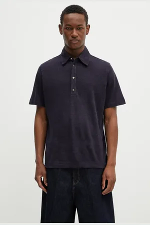 Paul Smith Polo lniane męski kolor gładki M1R-446Z-P01764