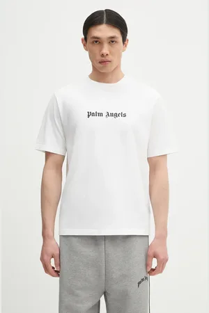 Palm Angels T-shirt bawełniany Classic Logo Slim męski kolor z nadrukiem PMAA089C99JER0030110