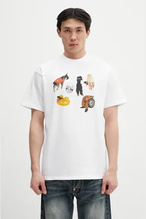 Carhartt T-shirt bawełniany S/S Jacob Rochester T-Shirt męski kolor z nadrukiem I034780.02XX