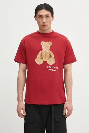 Palm Angels T-shirt bawełniany Bear In Mind Reg męski kolor z nadrukiem PMAA001S25JER0052560