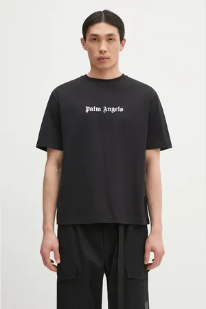 Palm Angels T-shirt bawełniany Classic Logo Slim męski kolor z nadrukiem PMAA089C99JER0031001