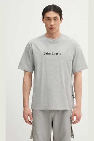 Palm Angels T-shirt bawełniany Classic Logo Slim męski kolor z nadrukiem PMAA089C99JER0030810
