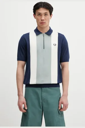 Fred Perry Polo bawełniane męski kolor wzorzysty K9728.Y90