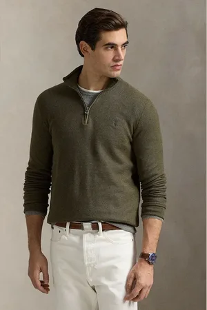 Ralph Lauren Sweter bawełniany kolor lekki z półgolfem 710932304