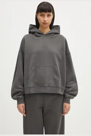Carhartt Bluza bawełniana Hooded Benton Sweat damska kolor z kapturem gładka I034512