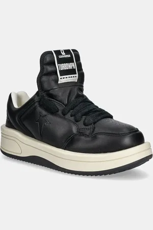 Rick Owens Sneakersy skórzane x Converse TURBOWPN OX kolor DC01EX063.A12R0