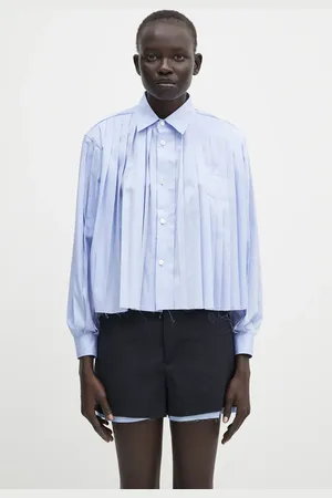 UNDERCOVER Koszula bawełniana Shirt damska kolor relaxed z kołnierzykiem klasycznym UP1E1404