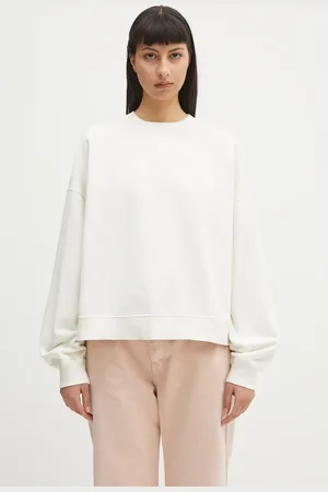 Carhartt Bluza bawełniana Benton Sweat damska kolor gładka I034511