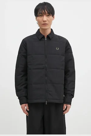 Fred Perry Kurtka Quilted Overshirt męska kolor przejściowa M6642.102