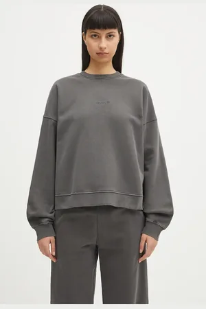 Carhartt Bluza bawełniana Benton Sweat damska kolor gładka I034511