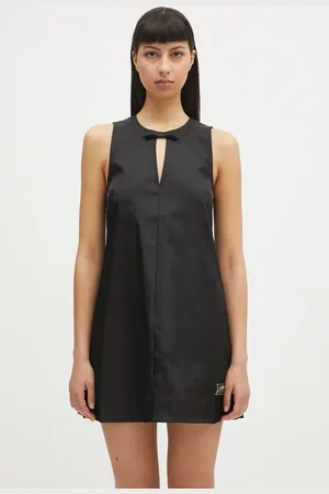 Ganni Sukienka Duchesse Nylon Mini kolor mini prosta W0472