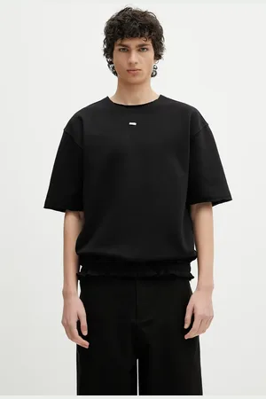 Ader Error T-shirt bawełniany Apparel-Top męski kolor gładki BO01SSSW0201BK
