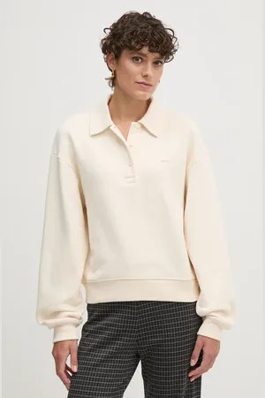 Lacoste Bluza bawełniana damska kolor gładka SF2641