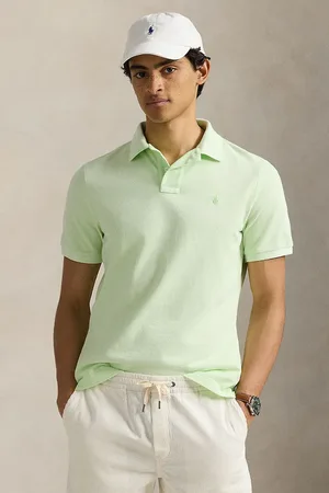 Ralph Lauren Polo bawełniane męski kolor gładki 710969626